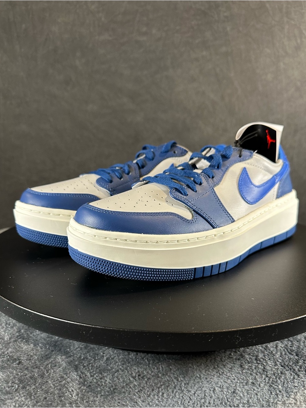 Women's Nike Jordan 1
Elevate Low-Top Sneakers in
Blue and White $100